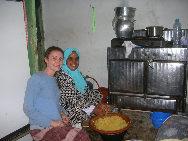 Preparing-dinner-with-host-mother-in-Sale-Morocco