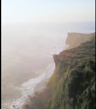 LIVING ON THE EDGE: DRONE VIDEO FROM KARANG BOMA CLIFF!